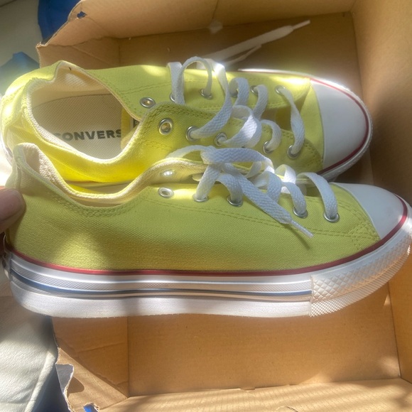 Yellow low top Chuck Taylors - Picture 3 of 5